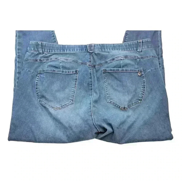 Democracy Ab Solution Jeans Size 22W Stretch Elastic Waist Comfort High Rise - Picture 6 of 12